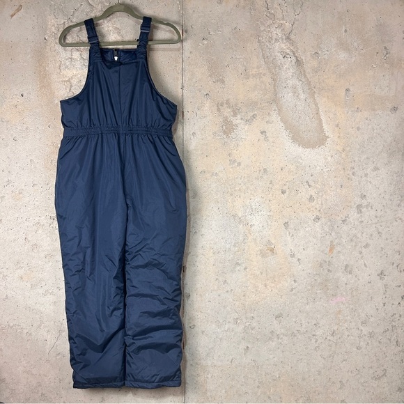 Extreme outfitters navy blue polyester snow bibs size 18 boys - Picture 1 of 8